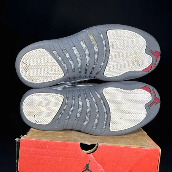 Jordan Men\'s White and Gray Athletic Shoes with Red Jumpman main image 9